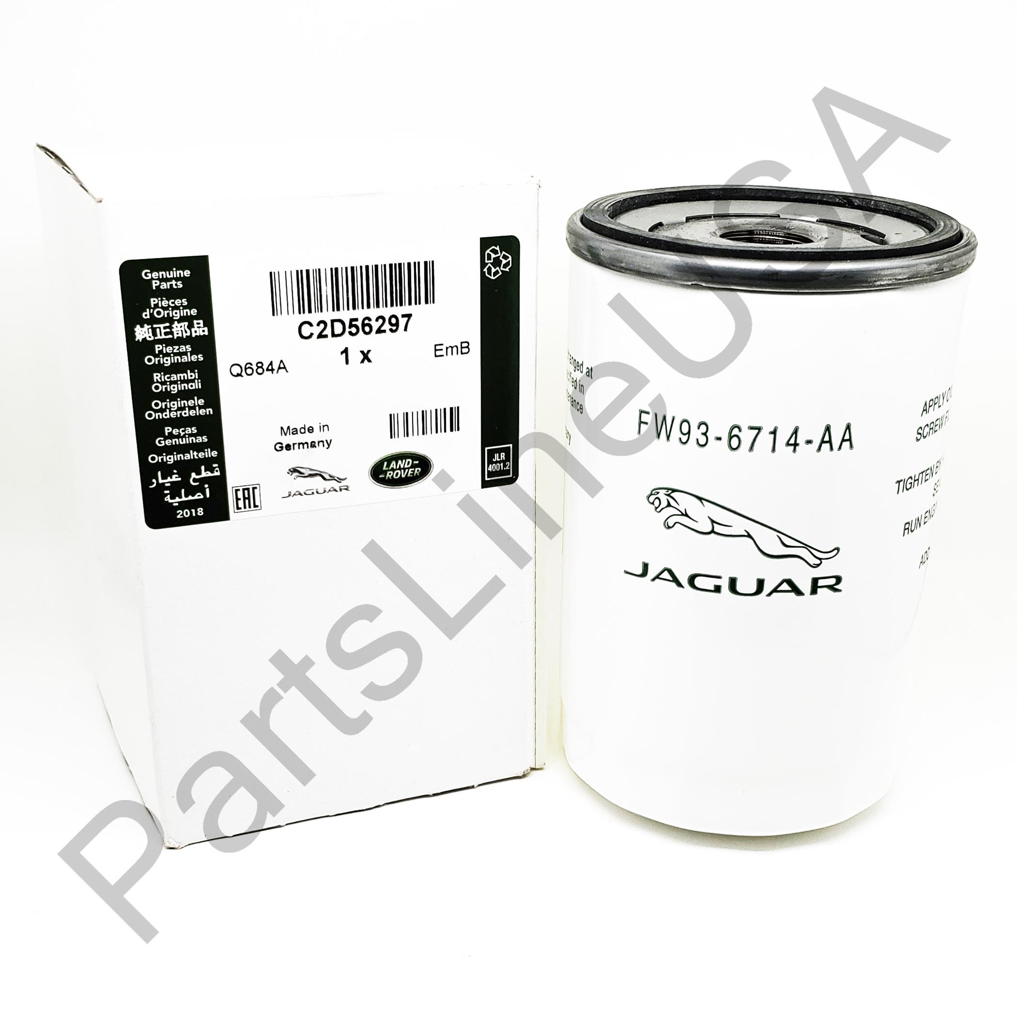 Picture of Genuine Jaguar XJ & XF Petrol Oil Filter C2D56297 XR858593